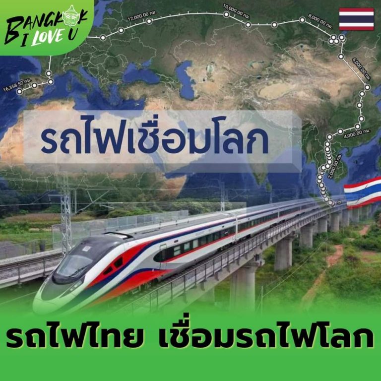 มิติใหม่!!การเดินทางท่องเที่ยว’รถไฟไทย เชื่อมรถไฟโลก’สายกรุงเทพ-เวียงจันทร์-คุณหมิง คาดแล้วเสร็จ ภายใน4-5ปี